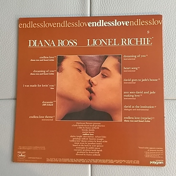 Endless Love - Original Motion Picture Soundtrack LP - Picture 2 of 8
